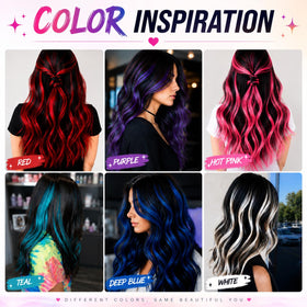 RINBOOOL Black Hair Extensions suitable for various occasions