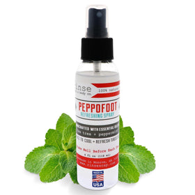 Rinse Bath & Body Peppofoot Peppermint Foot Spray 4 oz front view