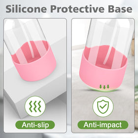 Rionisor 16 oz spray bottle side view showing silicone sleeve protection