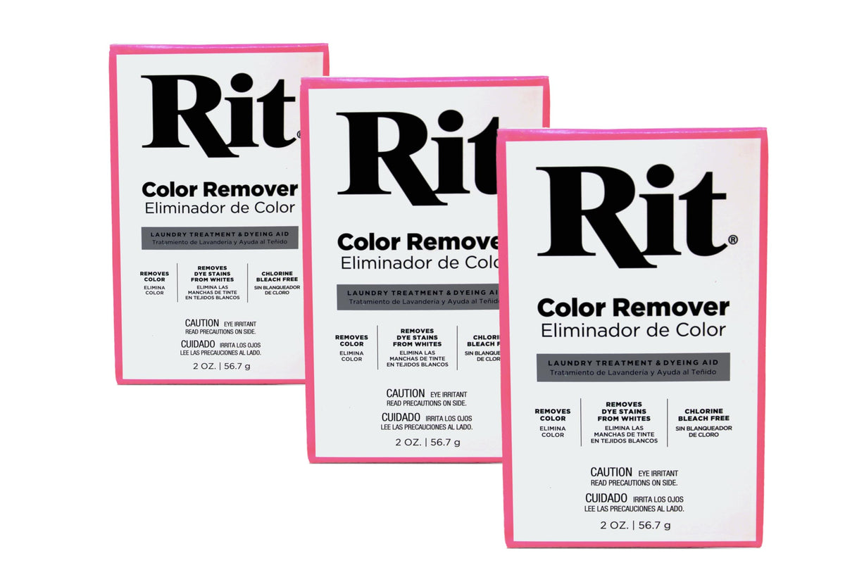 Rit Dye Powder-Color Remover pack of 3 front view