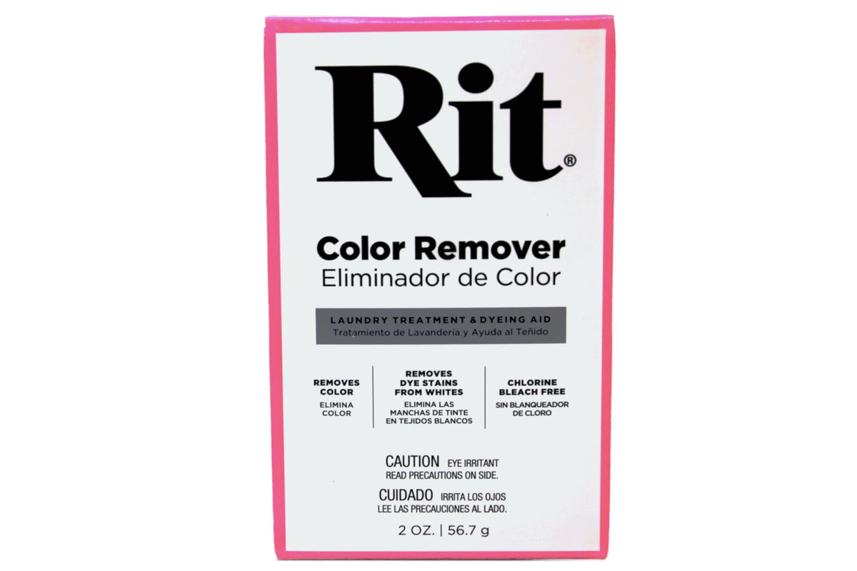 Rit Dye Powder-Color Remover packaging details