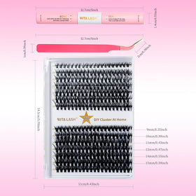 RITALASH lash bond and seal in use with lashes