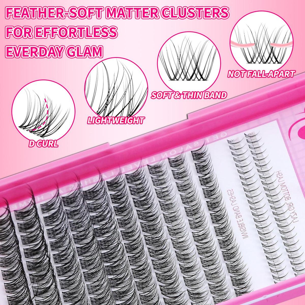 RITALASH Venus Lash Clusters packaging with lash details