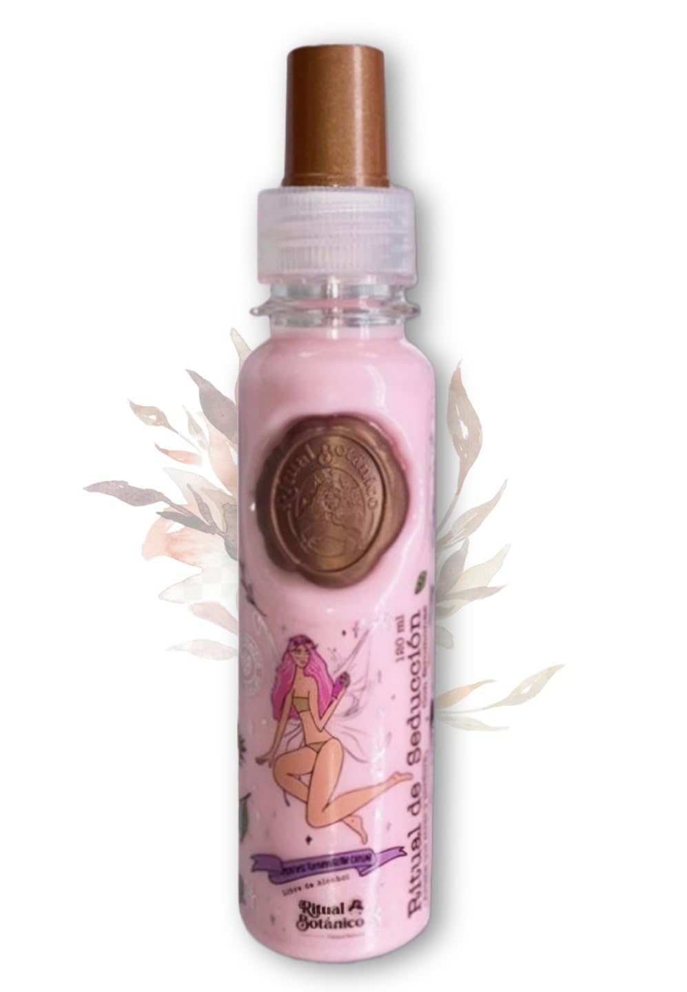 Ritual Botanico Hair Thermoprotector 120ML pink bottle front view