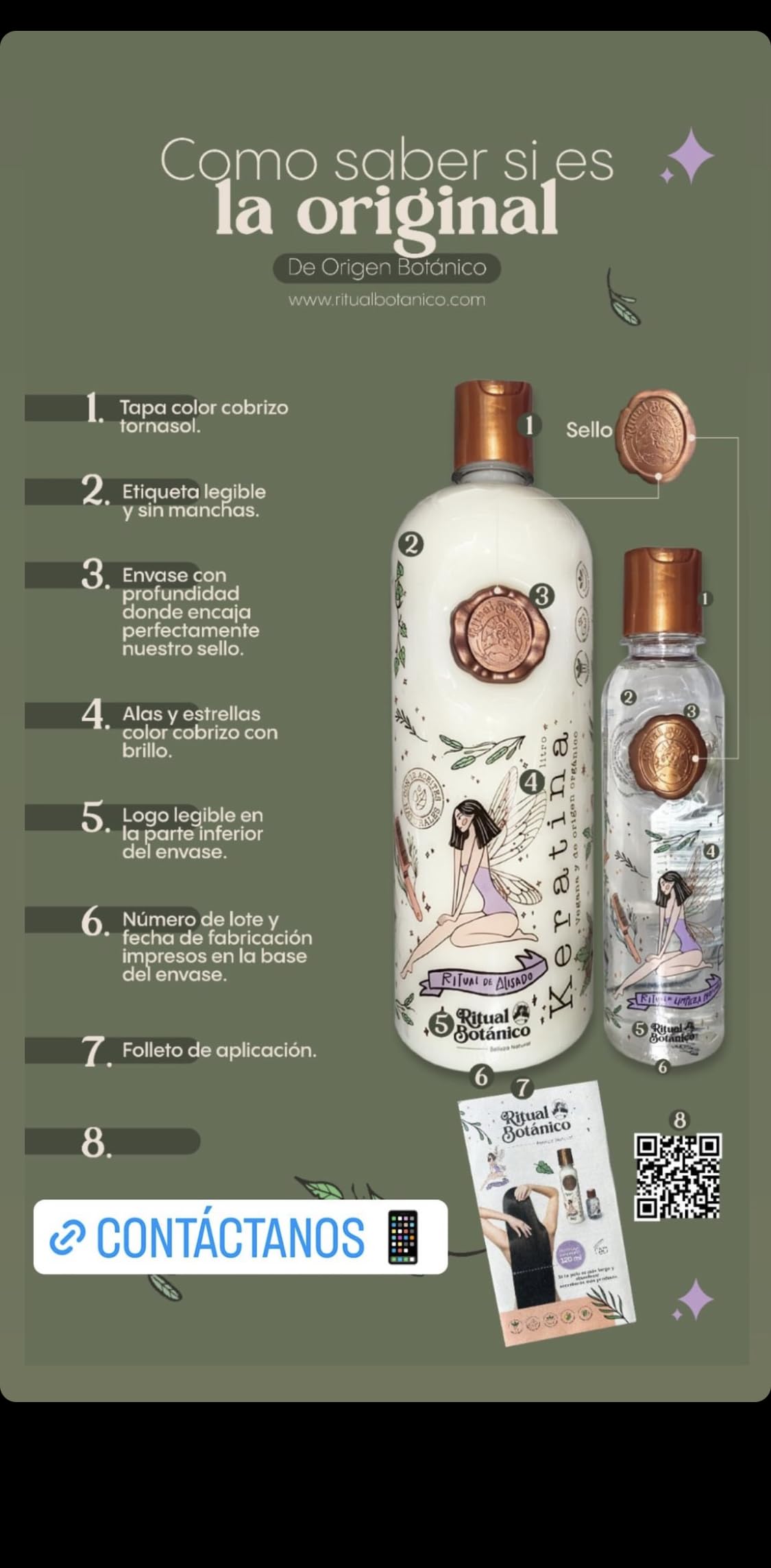 Ritual Botanico organic ingredients list