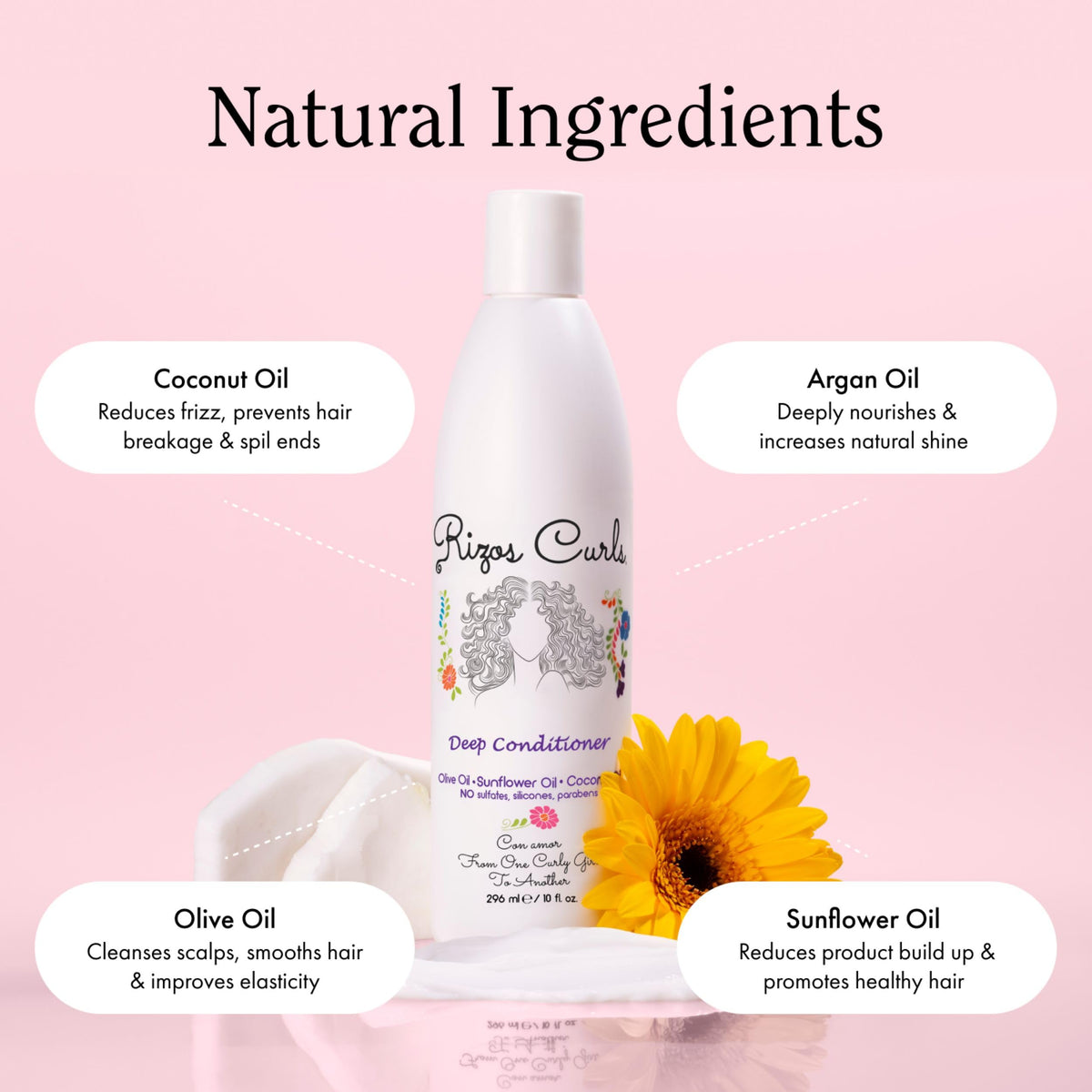 Rizos Curls Curl Cream bottle front view