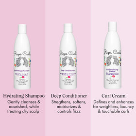 Rizos Curls Hydrating Shampoo bottle front view