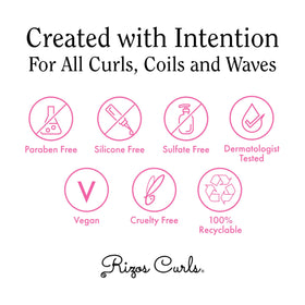 Rizos Curls Trio Bundle showing product textures on a surface