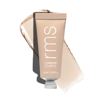 RMS Beauty Eyelights Cream Eyeshadow front view in Moondust shade