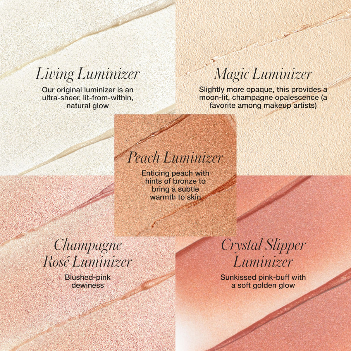 RMS Beauty Luminizer cream highlighter swatch on skin