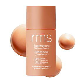 RMS Beauty SuperNatural Radiance Serum SPF 30 front view with packaging