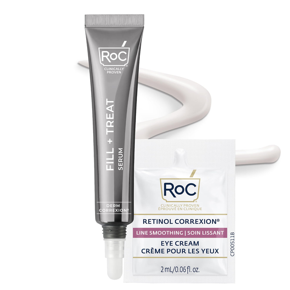 RoC Derm Correxion Fill + Retinol Serum front view