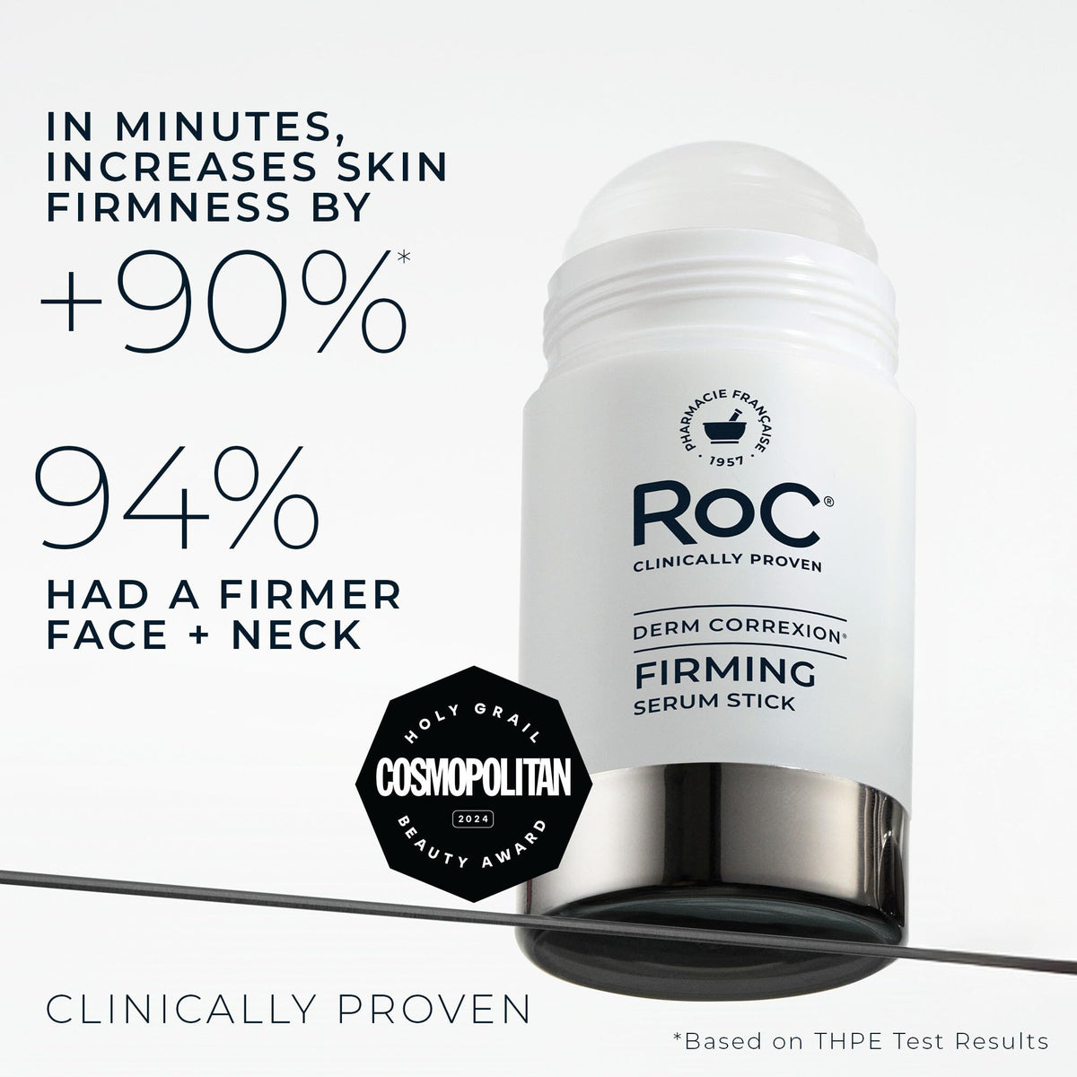 RoC Derm Correxion Retinol Firming Serum Stick application on skin