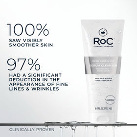 RoC Derm Correxion Serum Cleanser with ingredients list