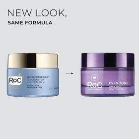 RoC Niacinamide Night Cream jar top view