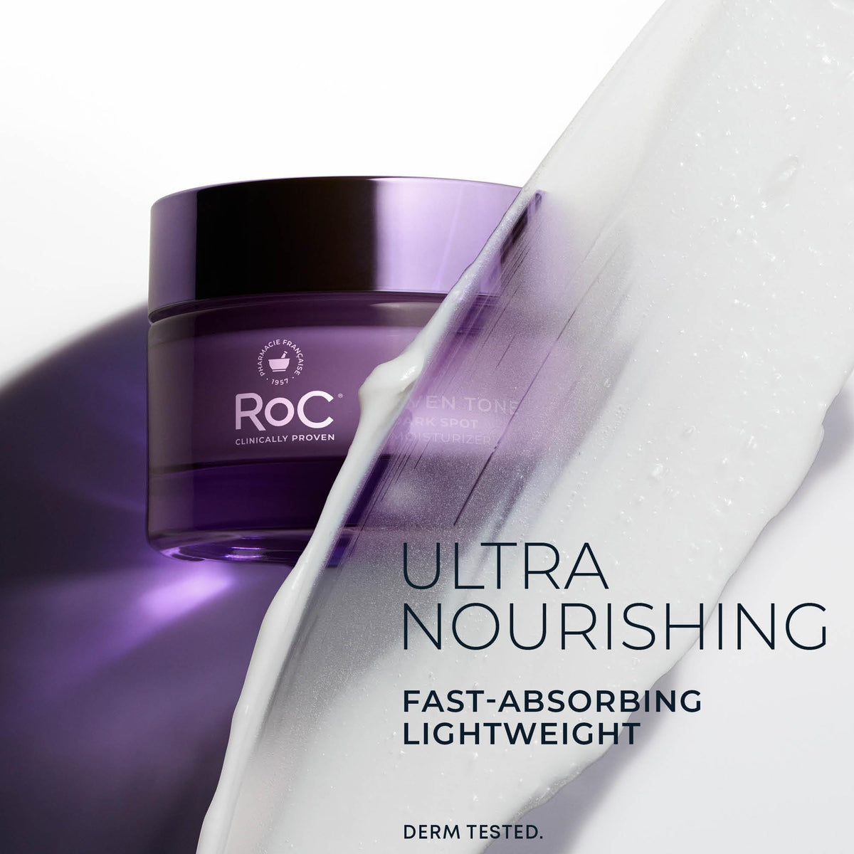 RoC Niacinamide Night Cream lifestyle scene on vanity