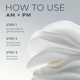 RoC Resurfacing Disks smooth side for gentle cleansing