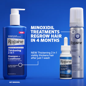 Rogaine Men's 5% Minoxidil Foam ingredients list