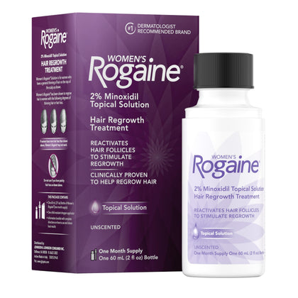 Rogaine Women's 2% Minoxidil Topical Solution 2 fl. oz front view