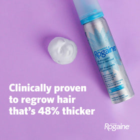 Rogaine Women's Hair Growth Foam 5% Minoxidil side view