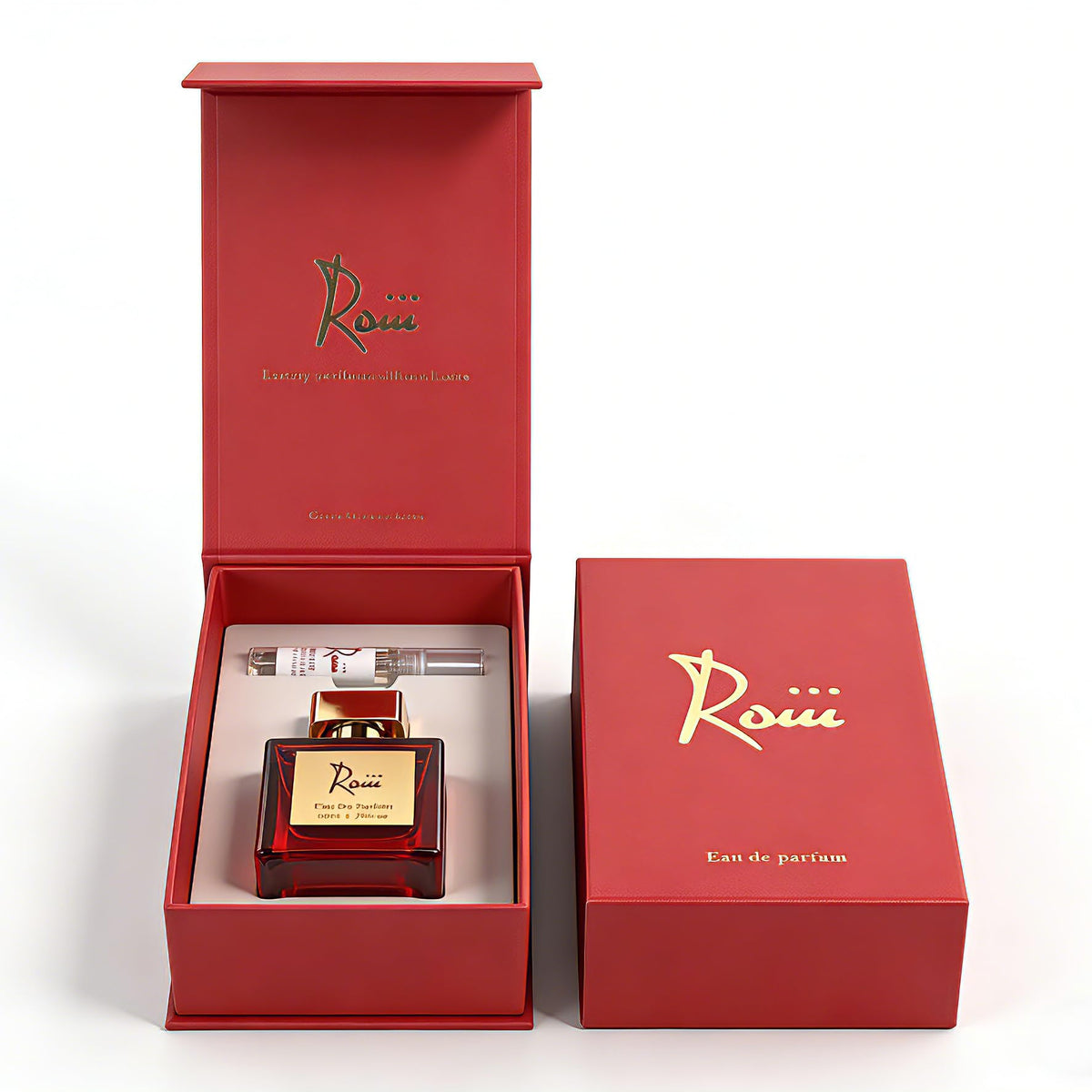 Roiii Juicy Apple Eau de Parfum 100ml label close-up