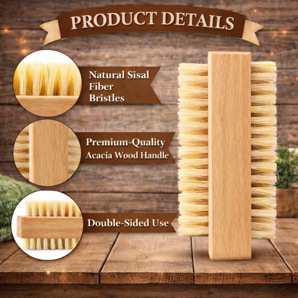 ROLECK nail brush ergonomic grip design