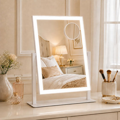 ROLOVE 16-inch vanity mirror with lights front view