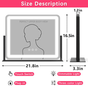 ROLOVE Lighted Vanity Mirror on a dressing table