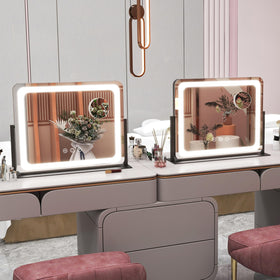 ROLOVE Lighted Vanity Mirror with cool light mode