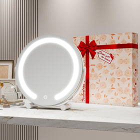 ROLOVE Vanity Mirror side view showing 360° rotation