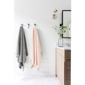 ROLSHOL Microfiber Hair Towel Wraps folded neatly