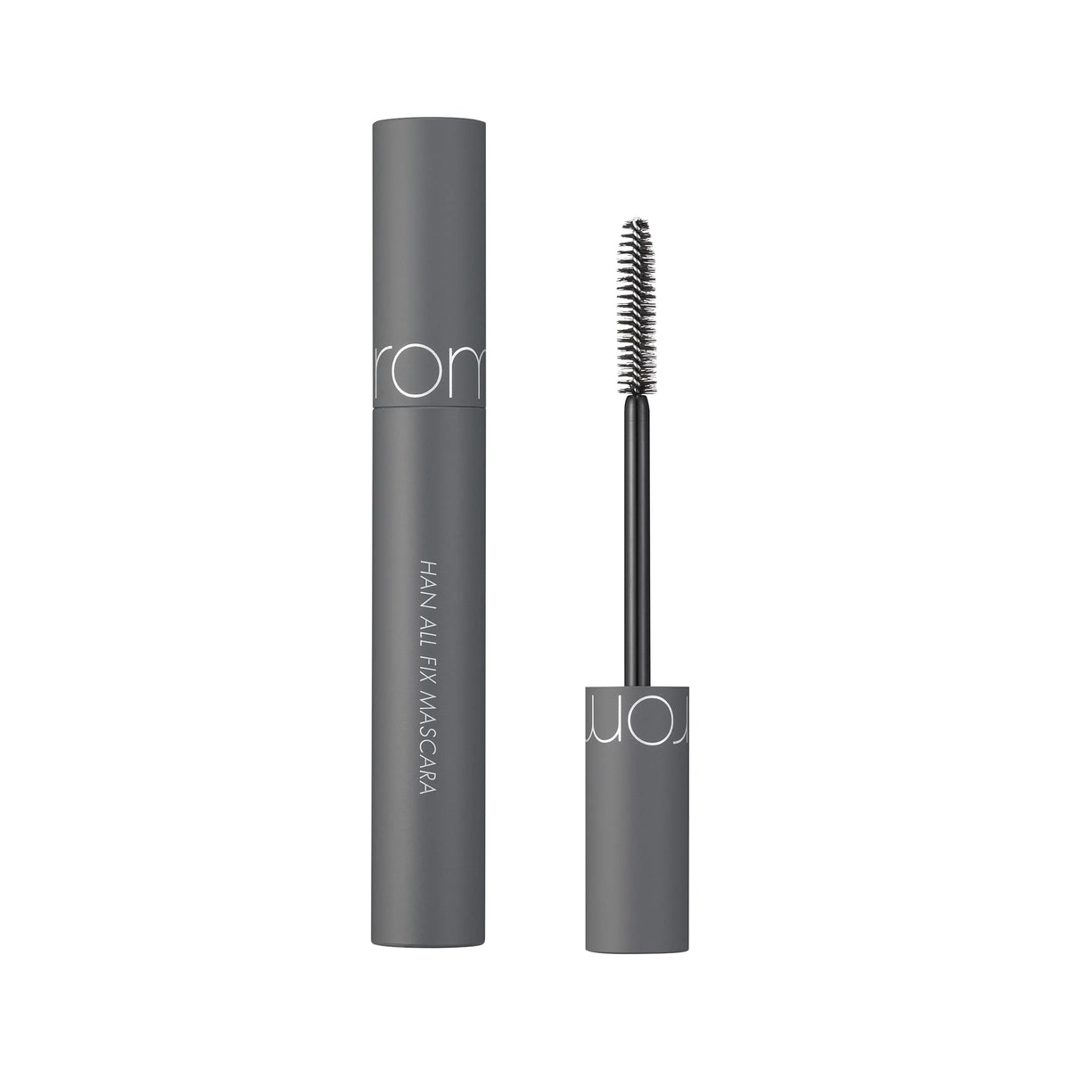 rom&nd Han All Fix Mascara front view with V01 Volume Black