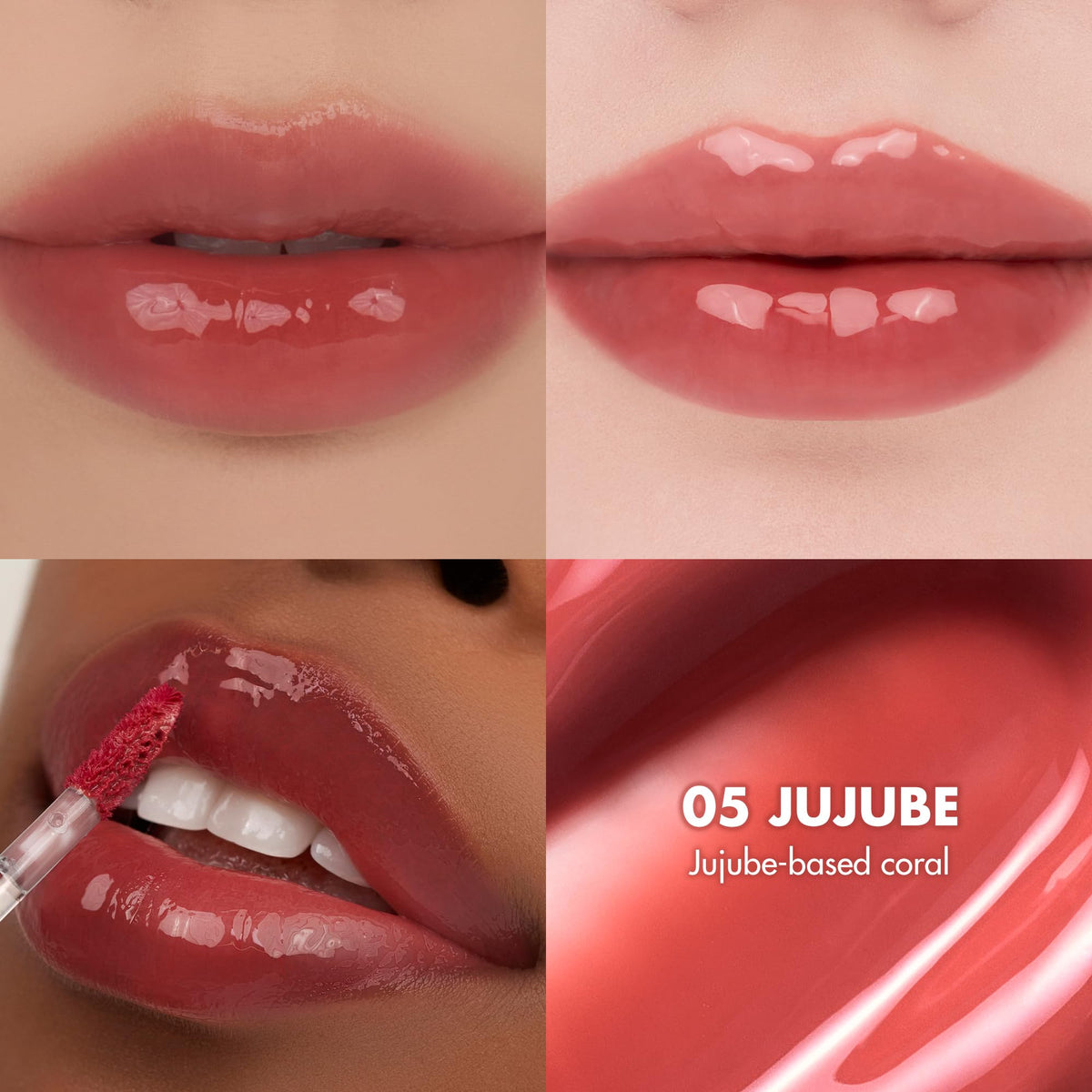 rom&nd Juicy Lasting Tint 05 Jujube applicator close-up