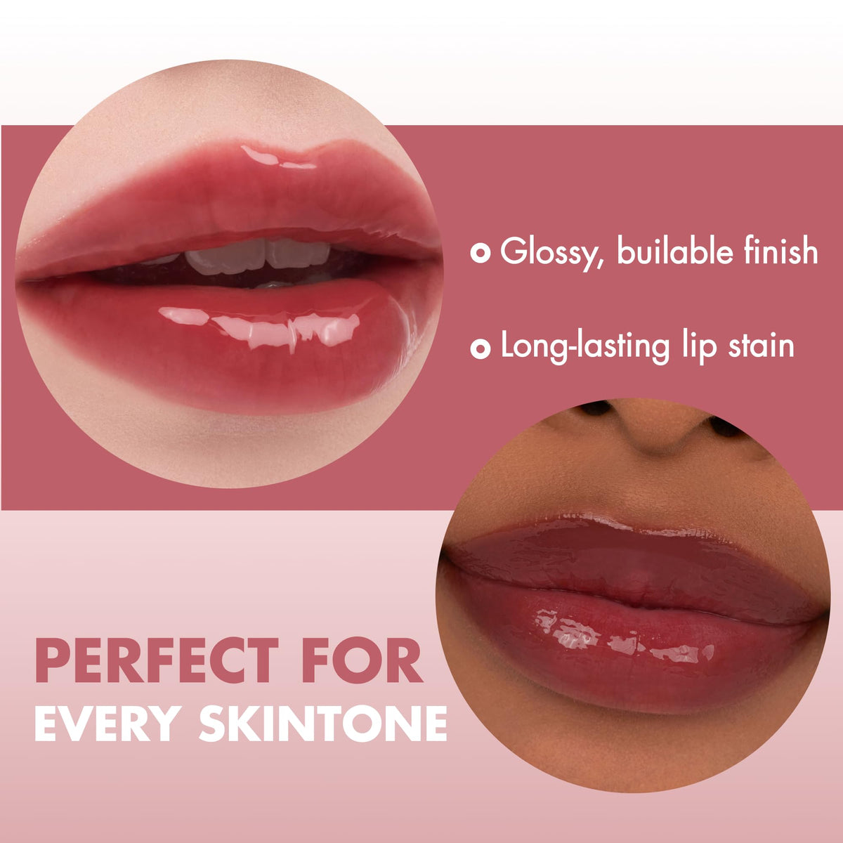 rom&nd Juicy Lasting Tint 24 PEELING ANGDOO application on lips