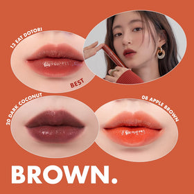 rom&nd Juicy Lasting Tint Cherry Bomb in lifestyle setting