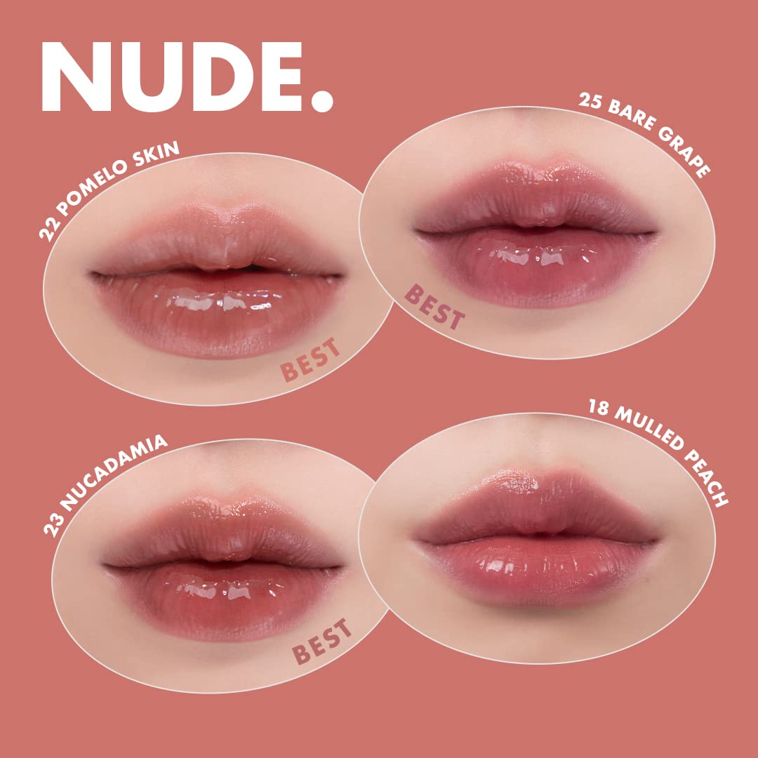 rom&nd Juicy Lasting Tint Cherry Bomb texture close-up