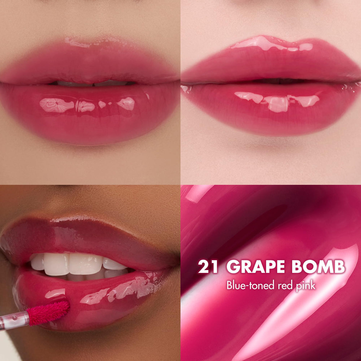 rom&nd Juicy Lasting Tint Grape Bomb packaging