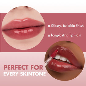 rom&nd Juicy Lasting Tint JUJUBE in various shades displayed