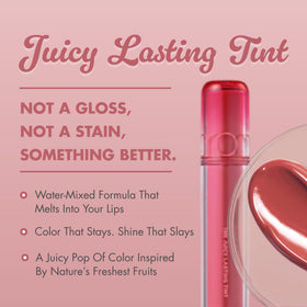 rom&nd The Juicy Lasting Tint 14 Almond Rose packaging