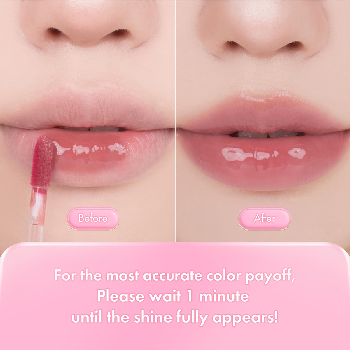 rom&nd The Juicy Lasting Tint applicator close-up