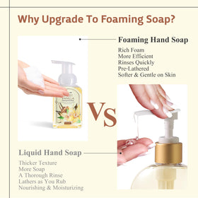 ROMIIE ZOI Foaming Hand Soap in a bathroom setting