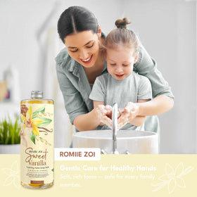 ROMIIE ZOI Foaming Hand Soap with a rich lather