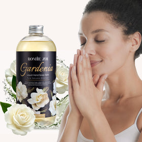 ROMIIE ZOI Hand Soap Gardenia 750 ML with ingredients