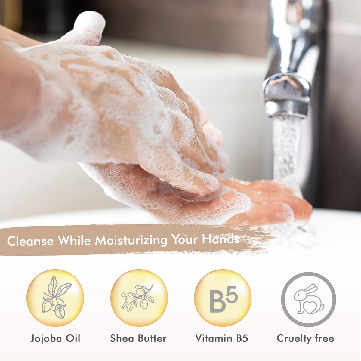 ROMIIE ZOI hand soap refill set displayed with elegant packaging