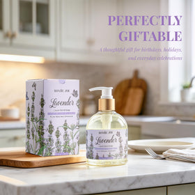 ROMIIE ZOI Lavender Hand Soap with matching products