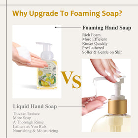 ROMIIE ZOI Lemon Foaming Hand Soap 3-pack with dispenser