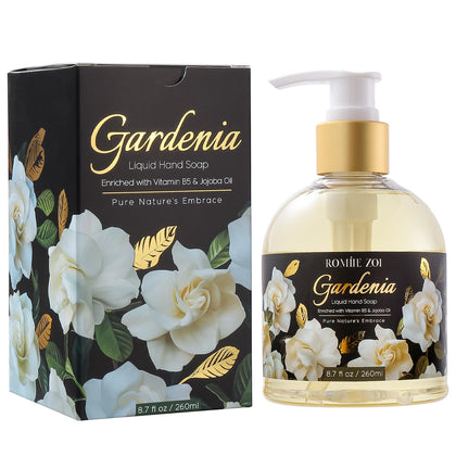 ROMIIE ZOI Liquid Hand Soap Gardenia 260ml front view