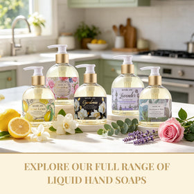 ROMIIE ZOI Liquid Hand Soap Gardenia close-up of label