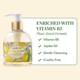 ROMIIE ZOI Liquid Hand Soap Lemon 260ml side view