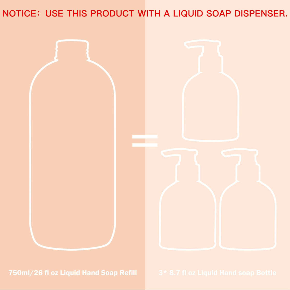 ROMIIE ZOI Liquid Hand Soap Refill 750 ML with ingredients
